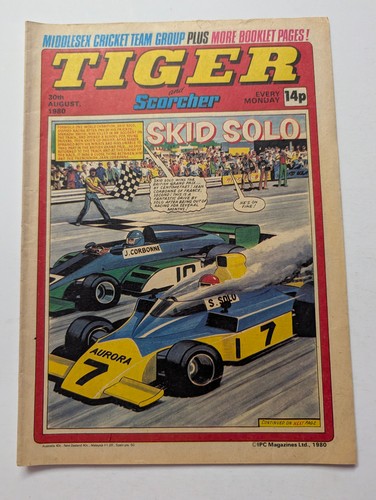 Tiger and scorcher comic 30th - scorcher,