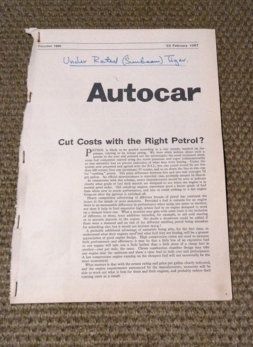 Autocar 1967 under rated - autocar,