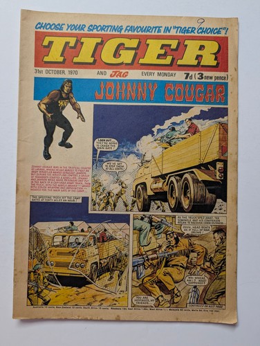 Tiger comic 31st october - october, 1970