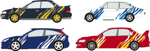 Tiger streifen kit - streifen, auto